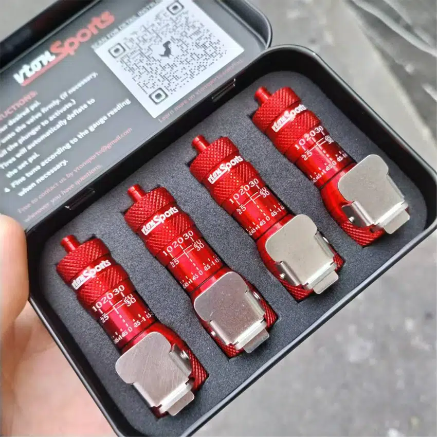 Quickly Clip-On Automatic Tire Deflators Red – VTONSPORTS 6