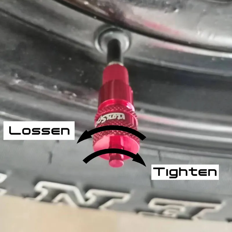 Step 3 - loosen then tighten the adjusting cap until you hear the 'pa' sound