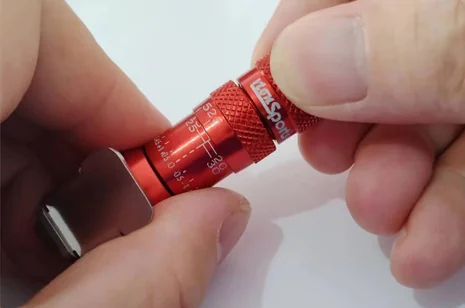 Step 1 - loosen the locking cap