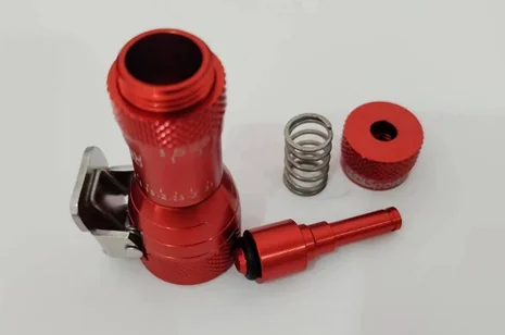 Maintenance - remove the locking cap and plunger
