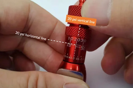 Step 1 - turn the adjustment ring