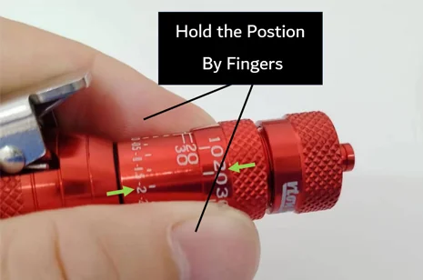 Step 1 - hold the position