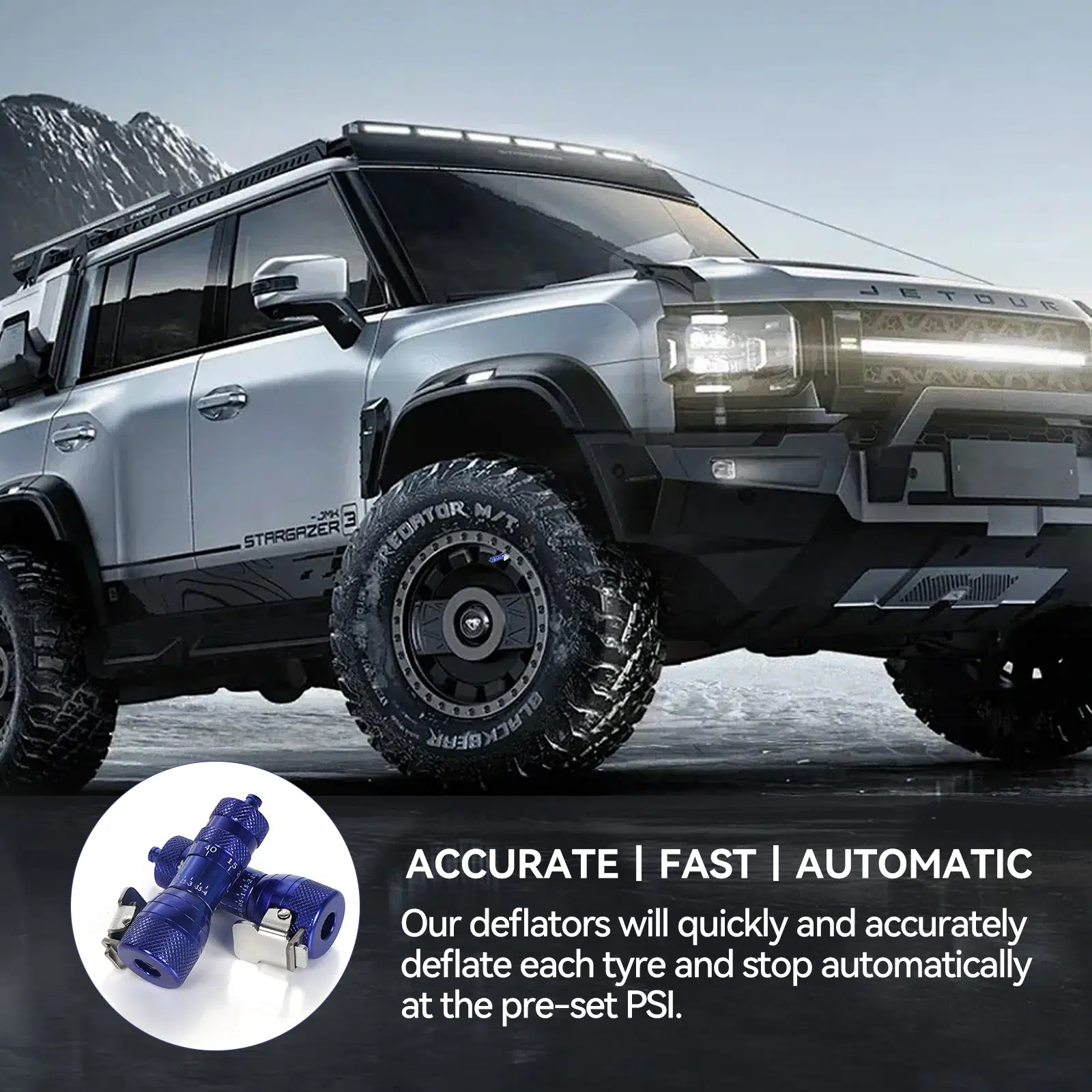 Blue Quick Connect Automatic Tire Deflators 6-44PSI – VTONSPORTS 4
