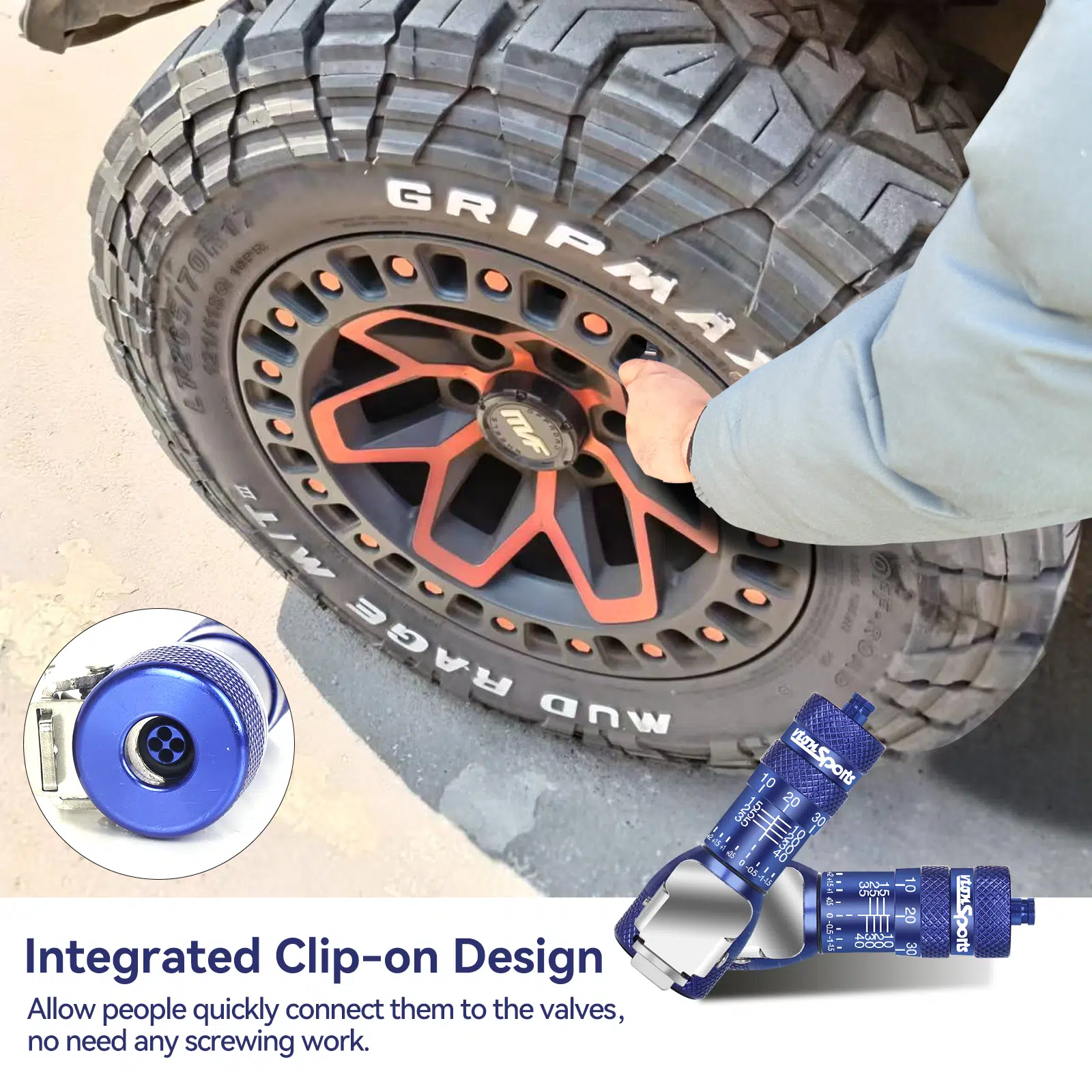 Blue Quick Connect Automatic Tire Deflators 6-44PSI – VTONSPORTS 3